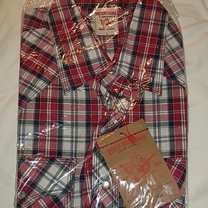 True religion plad shirts